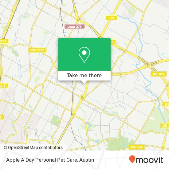 Apple A Day Personal Pet Care map