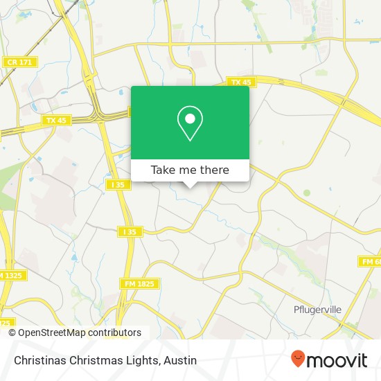 Mapa de Christinas Christmas Lights