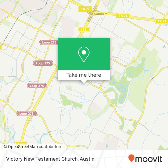 Victory New Testament Church map