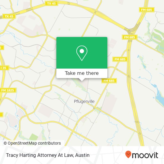 Tracy Harting Attorney At Law map