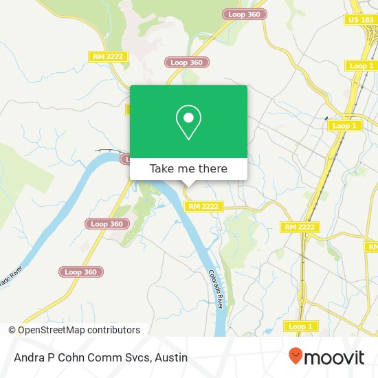 Mapa de Andra P Cohn Comm Svcs