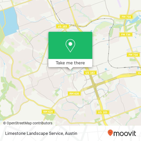 Limestone Landscape Service map