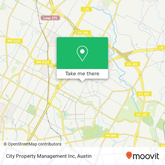 Mapa de City Property Management Inc