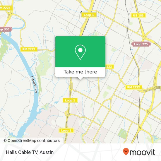 Halls Cable TV map