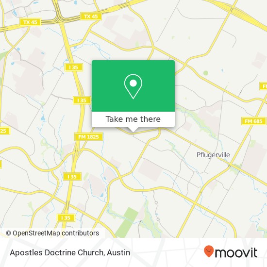 Mapa de Apostles Doctrine Church