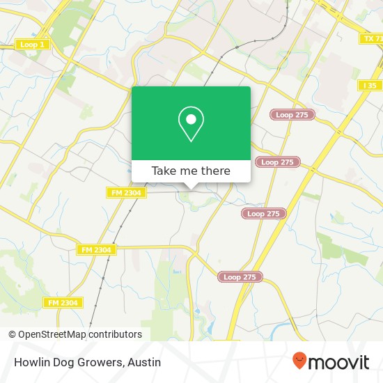 Howlin Dog Growers map