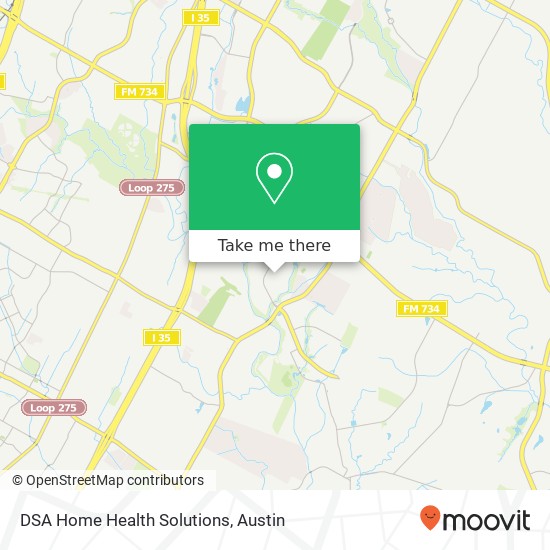 DSA Home Health Solutions map