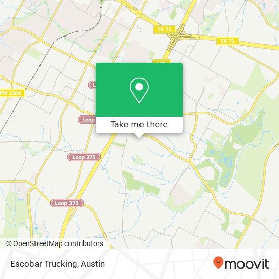Mapa de Escobar Trucking