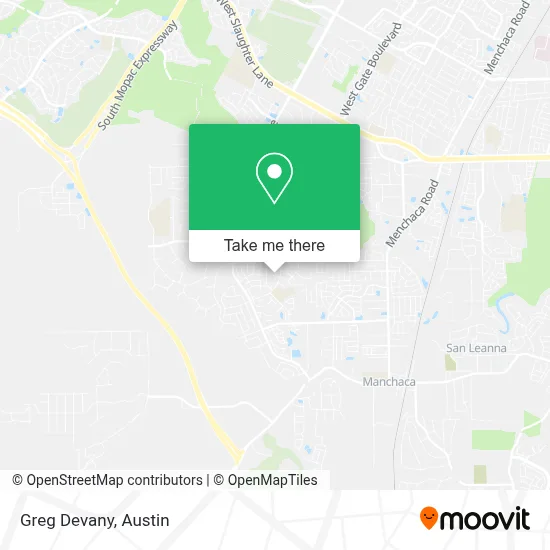 Greg Devany map