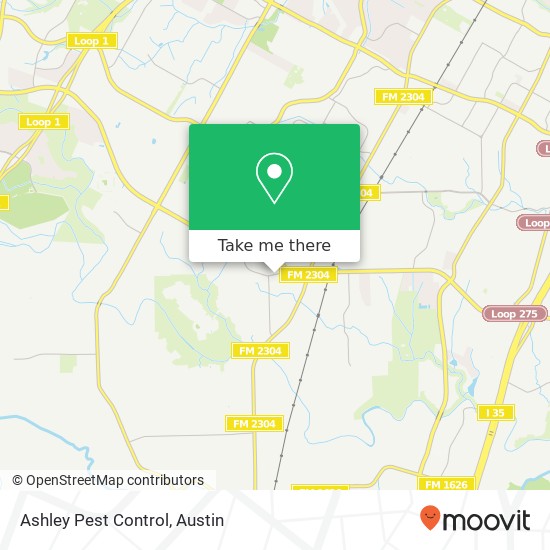 Mapa de Ashley Pest Control