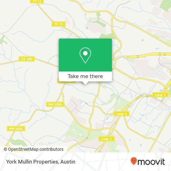 Mapa de York Mullin Properties