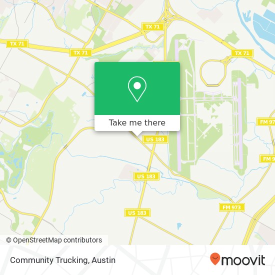 Community Trucking map