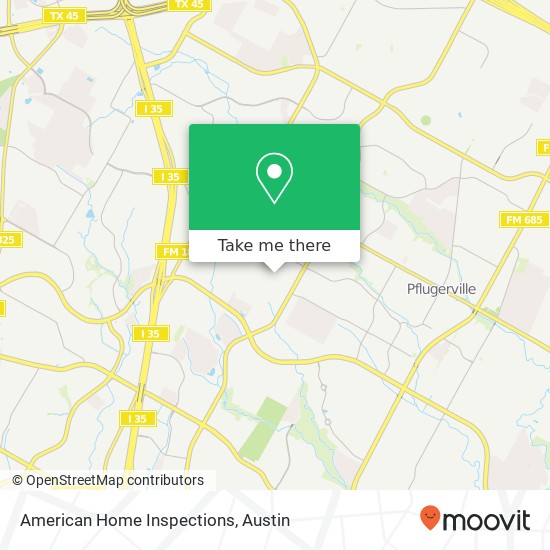 American Home Inspections map