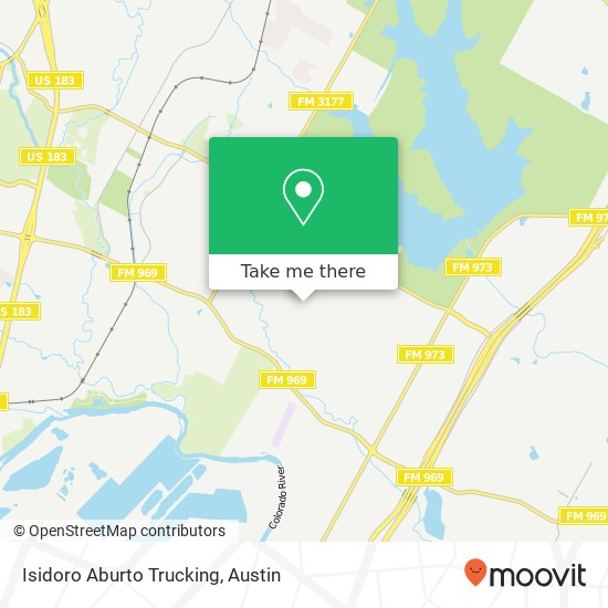 Isidoro Aburto Trucking map