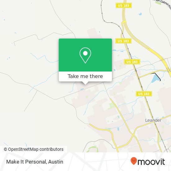 Make It Personal map