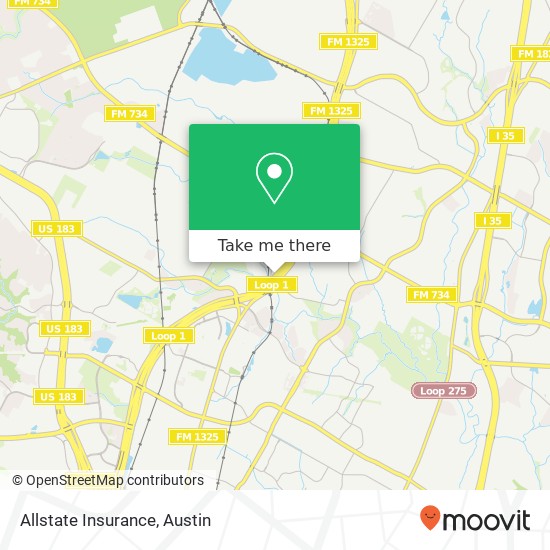 Allstate Insurance map