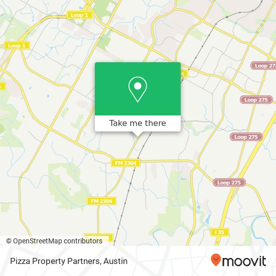 Mapa de Pizza Property Partners