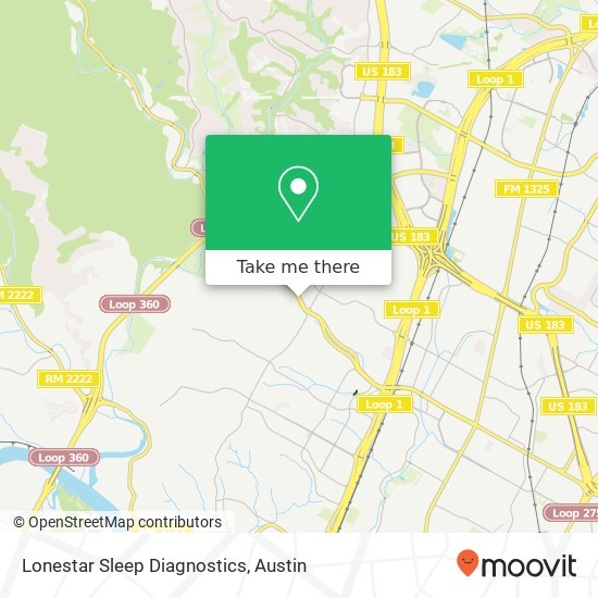 Lonestar Sleep Diagnostics map