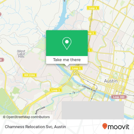Chamness Relocation Svc map
