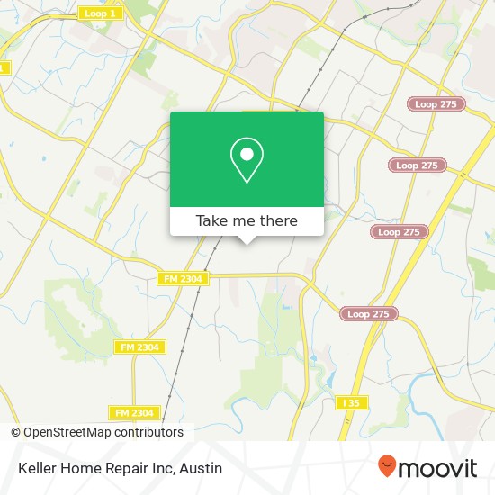 Mapa de Keller Home Repair Inc