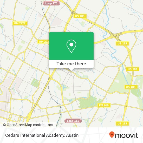 Cedars International Academy map