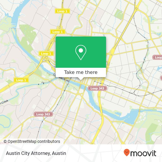 Austin City Attorney map