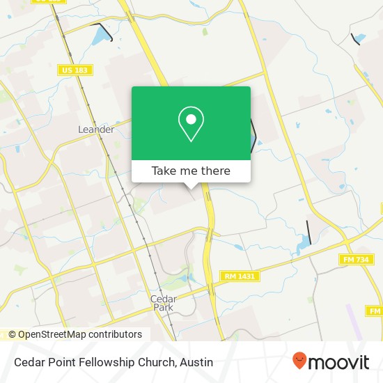 Cedar Point Fellowship Church map