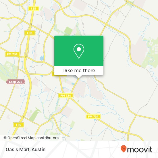 Oasis Mart map