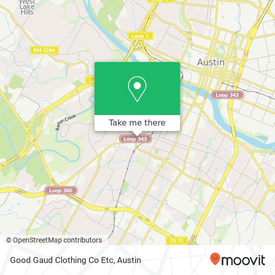 Good Gaud Clothing Co Etc map