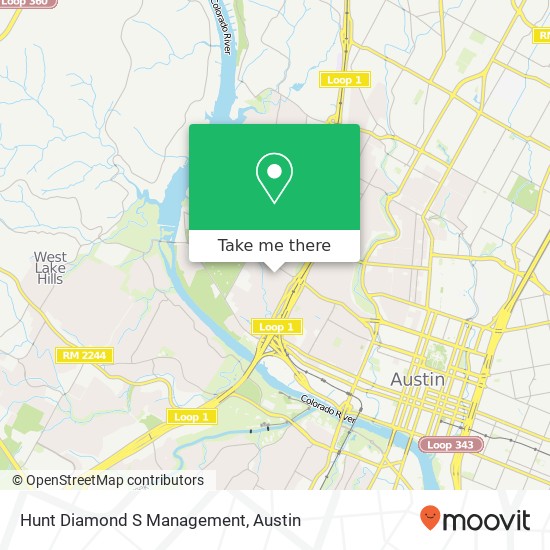 Mapa de Hunt Diamond S Management