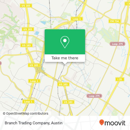 Branch Trading Company map