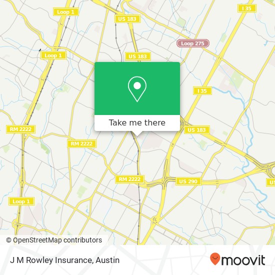 J M Rowley Insurance map