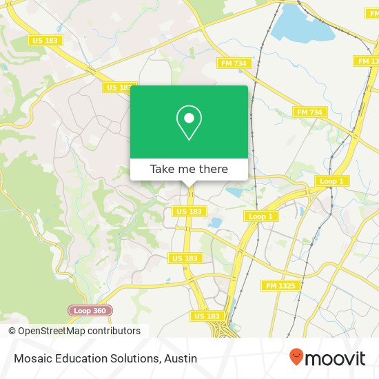 Mosaic Education Solutions map