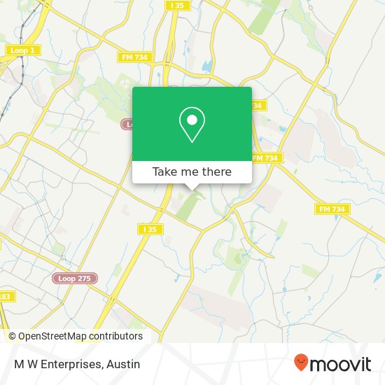 M W Enterprises map