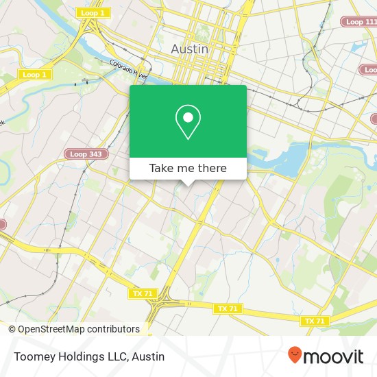 Mapa de Toomey Holdings LLC