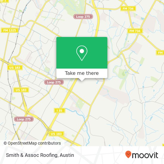 Smith & Assoc Roofing map