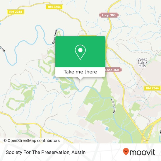 Society For The Preservation map