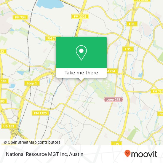 Mapa de National Resource MGT Inc