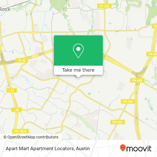 Apart Mart Apartment Locators map