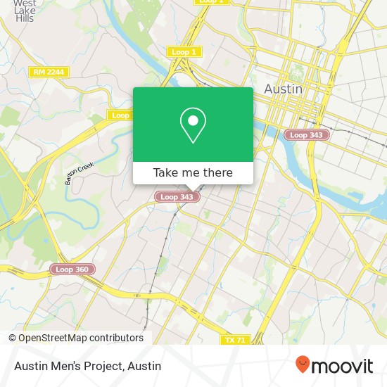 Mapa de Austin Men's Project