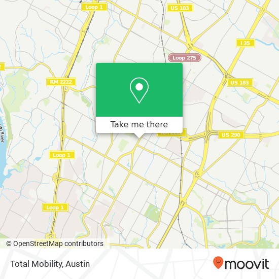 Total Mobility map