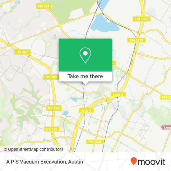 A P S Vacuum Excavation map