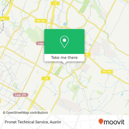 Pronet Technical Service map