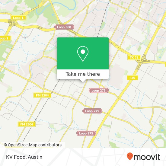 Mapa de KV Food