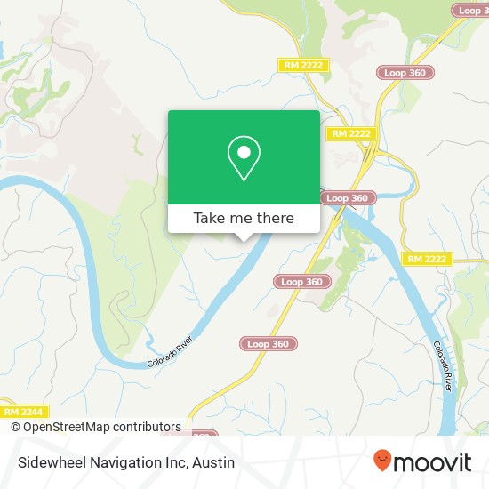 Mapa de Sidewheel Navigation Inc