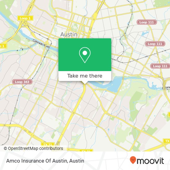 Amco Insurance Of Austin map