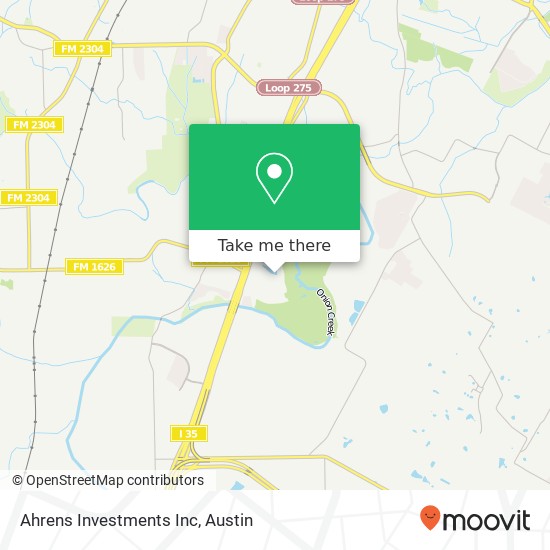 Ahrens Investments Inc map