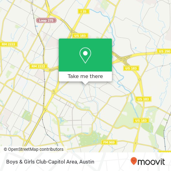 Mapa de Boys & Girls Club-Capitol Area