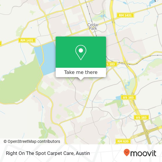 Mapa de Right On The Spot Carpet Care