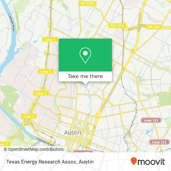 Texas Energy Research Assoc map